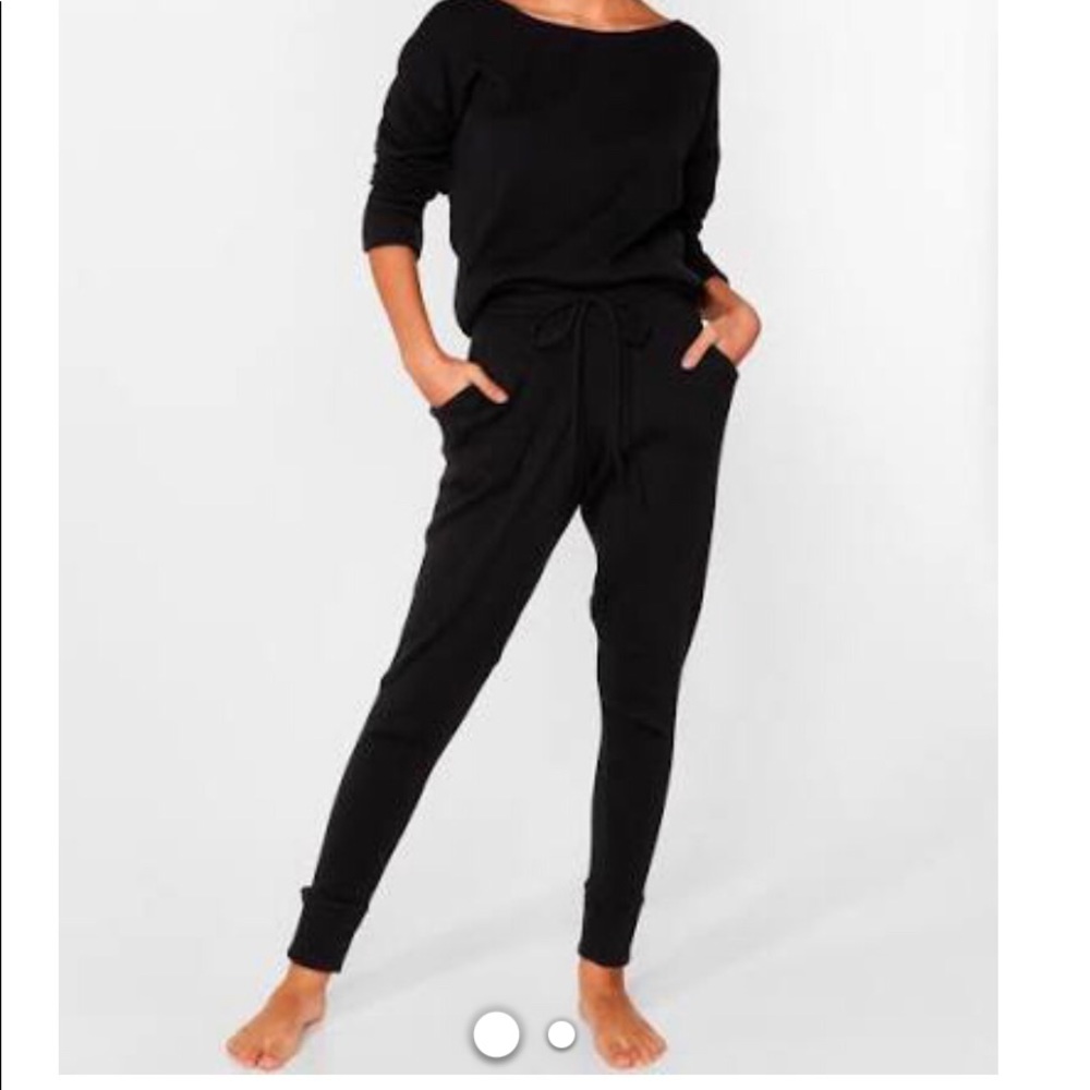 Knitted lounge joggers